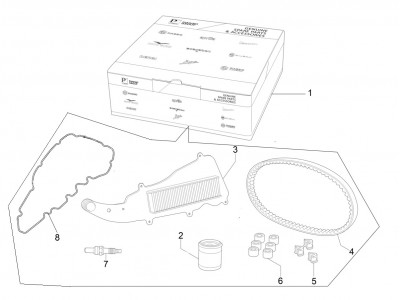Complete wear and maintenance kit